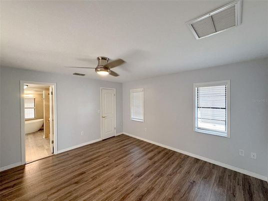 Bathroom, Empty room, Interior, Wood Texture Flooring