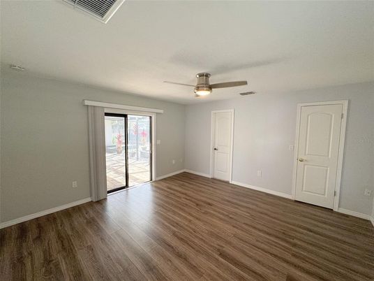 Empty room, Interior, Wood Texture Flooring