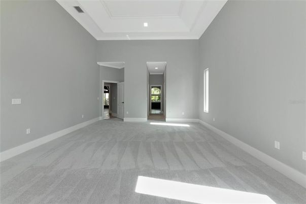 Empty room, Interior, Recessed Lighting