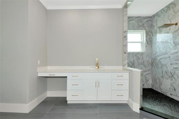 Bathroom, Interior, Marble Walls