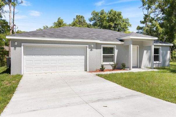 Attached, Exterior, Facade, Ranch