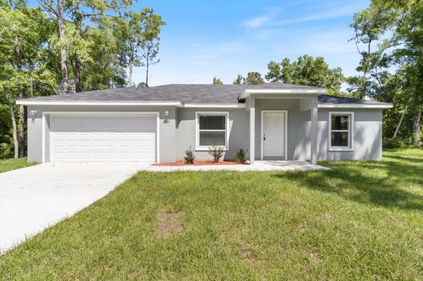 Attached, Exterior, Facade, Ranch