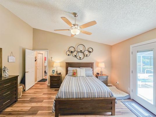 Bedroom, Interior, Wood Texture Flooring