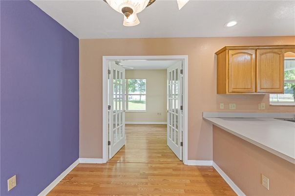 Interior, Recessed Lighting, Wood Texture Flooring