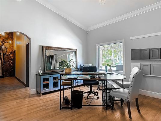 Home Office, Interior, Wood Texture Flooring