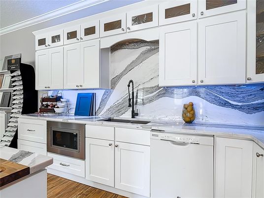 Interior, Kitchen, Wood Texture Flooring