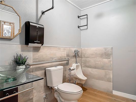 Bathroom, Interior, Wood Texture Flooring