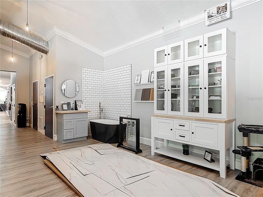 Interior, Pendant Lights, Wood Texture Flooring