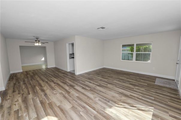 Empty room, Interior, Wood Texture Flooring