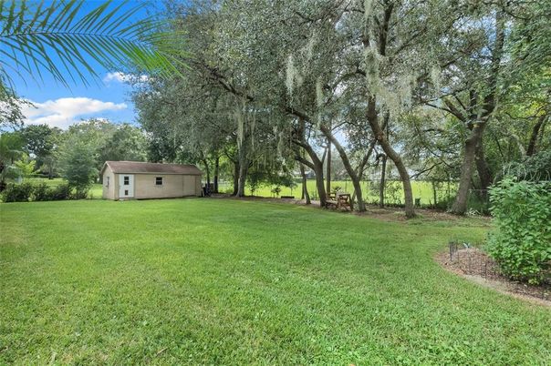 Backyard, Detached Garage, Exterior