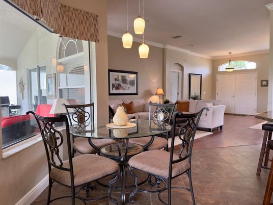 Dining room, Interior, Living room, Pendant Lights