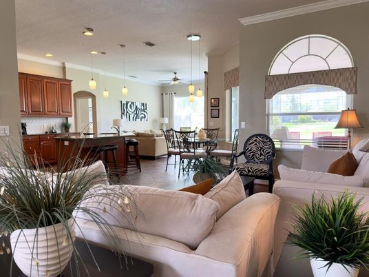 Dining room, Interior, Kitchen, Living room, Pendant Lights, Recessed Lighting
