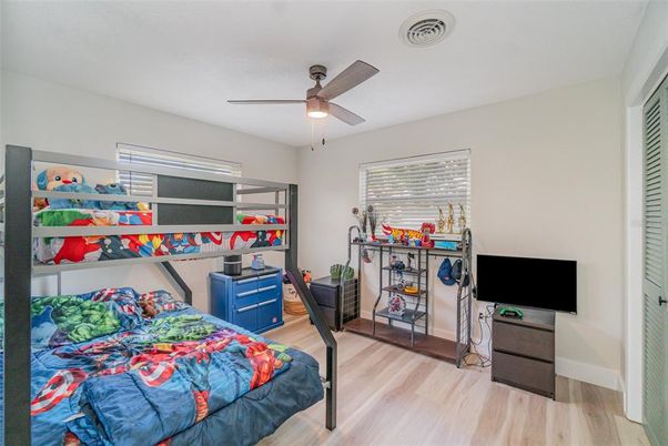 Bedroom, Interior, Wood Texture Flooring