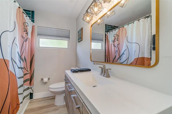 Bathroom, Interior, Wood Texture Flooring