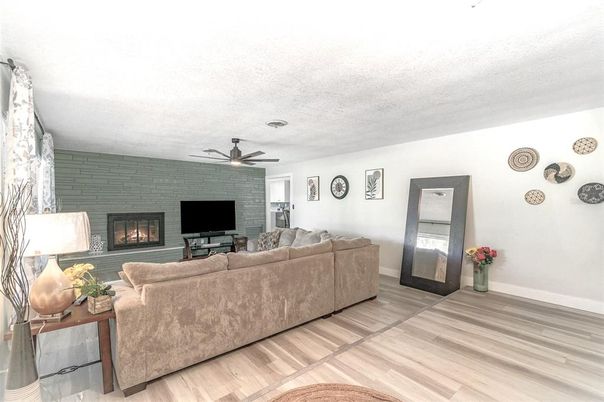 Fireplace, Interior, Living room, Wood Texture Flooring