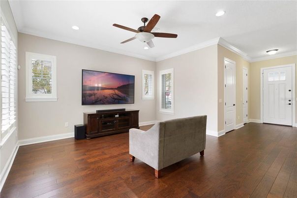 Interior, Recessed Lighting, Wood Texture Flooring