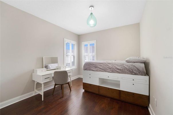 Bedroom, Home Office, Interior, Wood Texture Flooring
