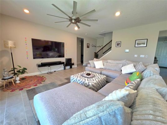 Interior, Living room, Recessed Lighting