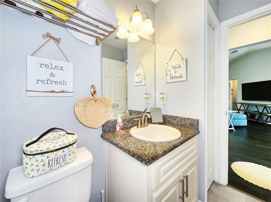 Bathroom, Interior, Wood Texture Flooring