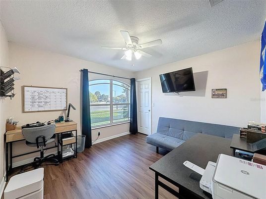 Home Office, Interior, Wood Texture Flooring