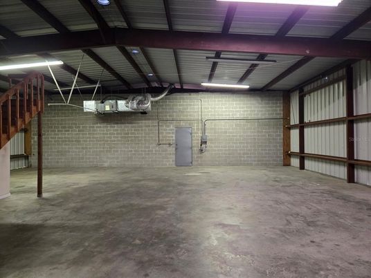 Garage, Interior, Stone Walls