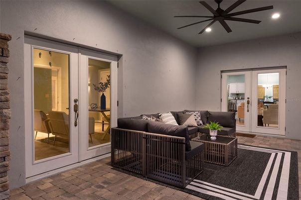 Interior, Living room, Recessed Lighting