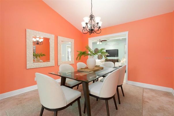 Chandelier, Dining room, Interior