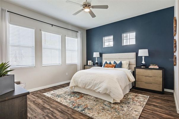 Bedroom, Interior, Wood Texture Flooring