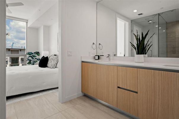 Bathroom, Bedroom, Glass Shower, Interior, Recessed Lighting