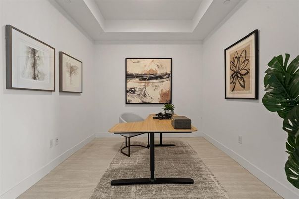 Home Office, Interior, Wood Texture Flooring