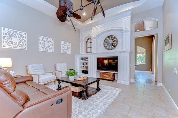 Interior, Living room, Recessed Lighting