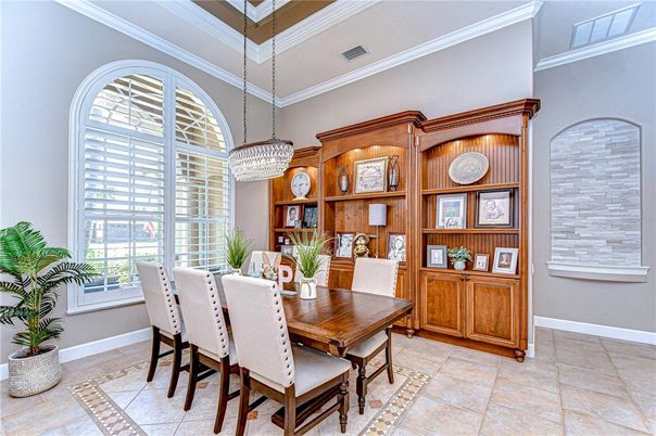 Dining room, Interior, Pendant Lights