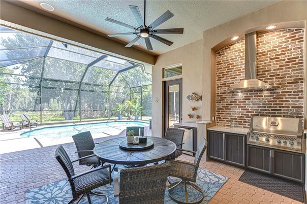 Glass Ceilings, Interior, Pool, Stone Walls, Sun Room