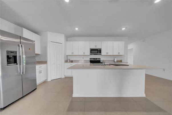 Interior, Kitchen, Recessed Lighting, Stainless Steel Appliances