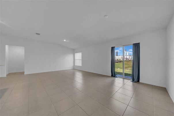 Empty room, Interior, Recessed Lighting