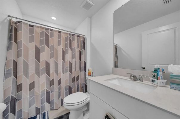 Bathroom, Interior, Recessed Lighting