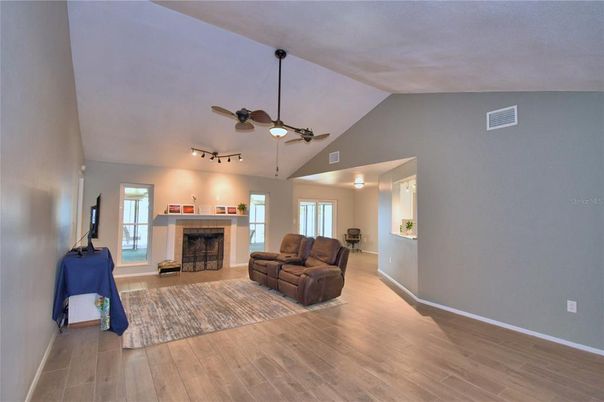 Fireplace, Interior, Living room, Wood Texture Flooring