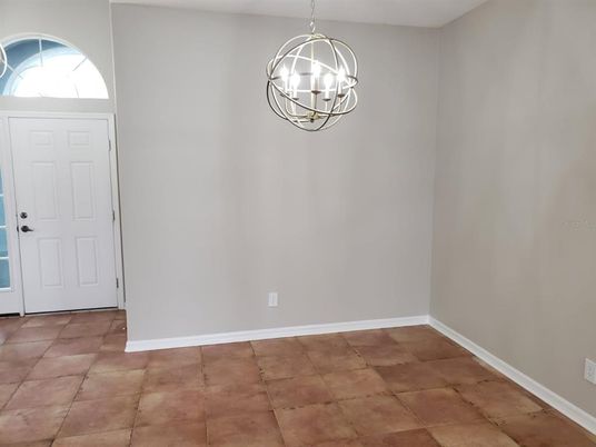 Empty room, Interior, Pendant Lights