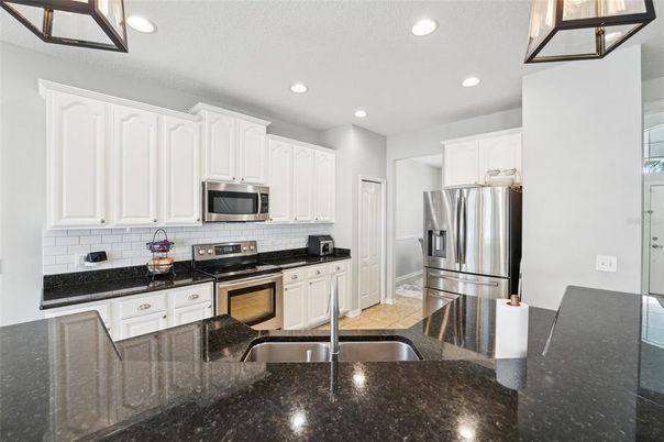 Interior, Kitchen, Recessed Lighting, Stainless Steel Appliances