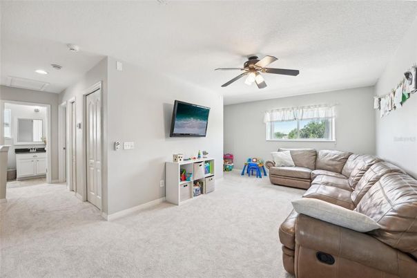 Interior, Living room, Recessed Lighting
