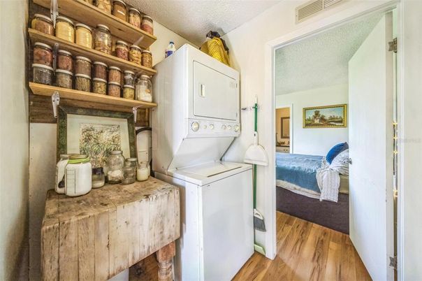 Interior, Utility Closets, Washer, Wood Texture Flooring