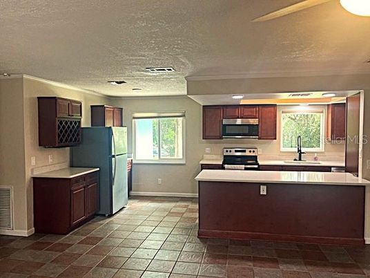 Interior, Kitchen, Recessed Lighting, Stainless Steel Appliances