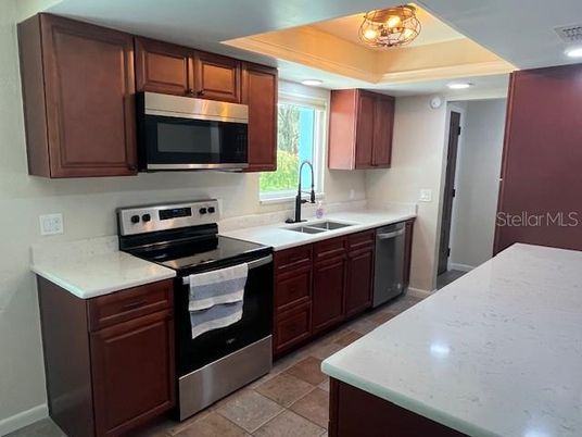 Interior, Kitchen, Recessed Lighting, Stainless Steel Appliances