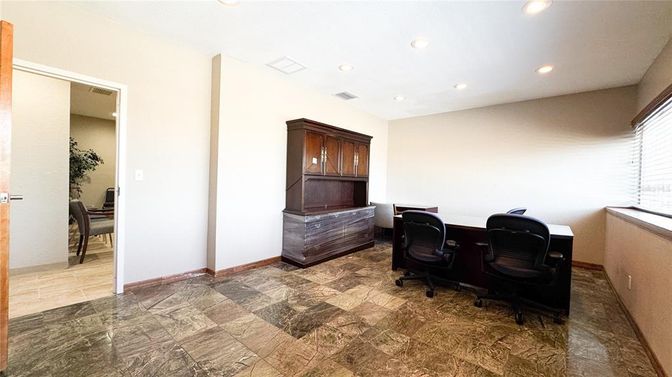 Home Office, Interior, Recessed Lighting