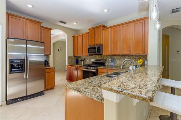 Interior, Kitchen, Recessed Lighting, Stainless Steel Appliances