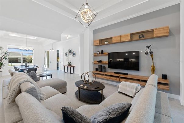 Dining room, Interior, Living room, Pendant Lights, Water