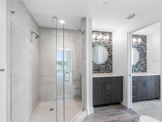 Bathroom, Glass Shower, Interior