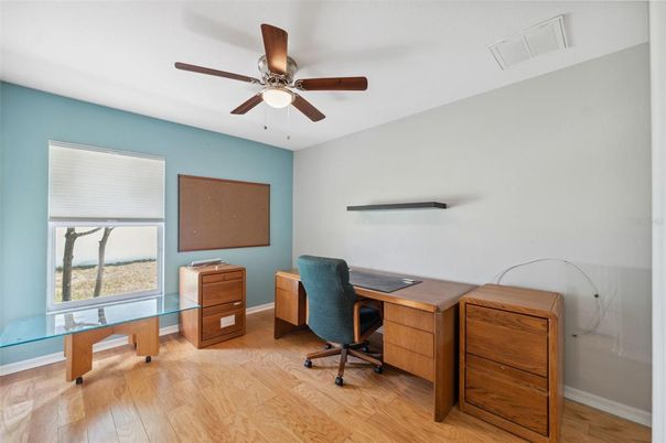 Home Office, Interior, Wood Texture Flooring