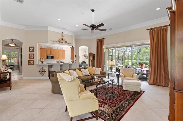 Interior, Kitchen, Living room, Recessed Lighting