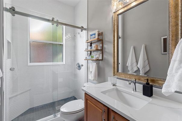 Bathroom, Glass Shower, Interior